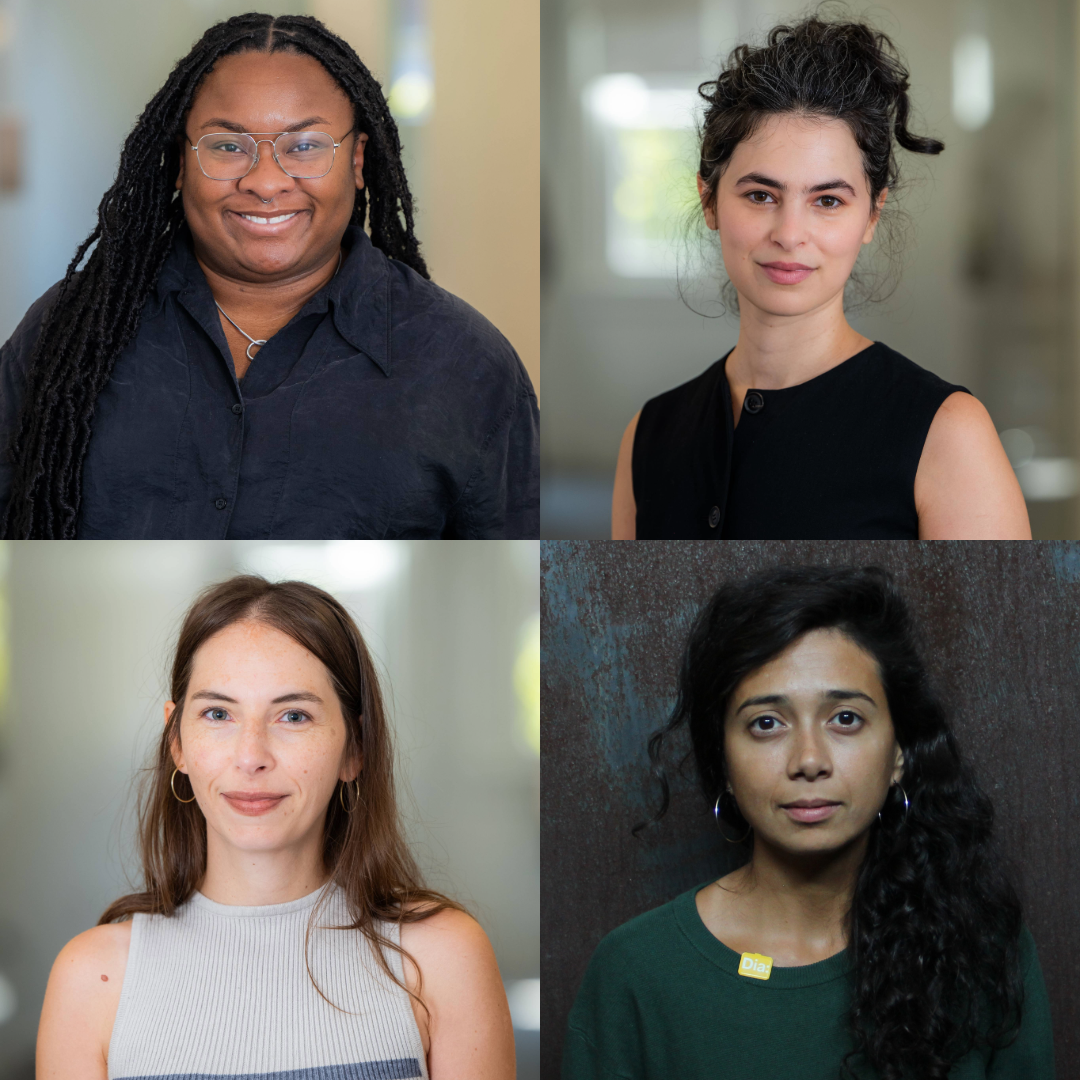 Four photographs; one of each postdoctoral fellow.