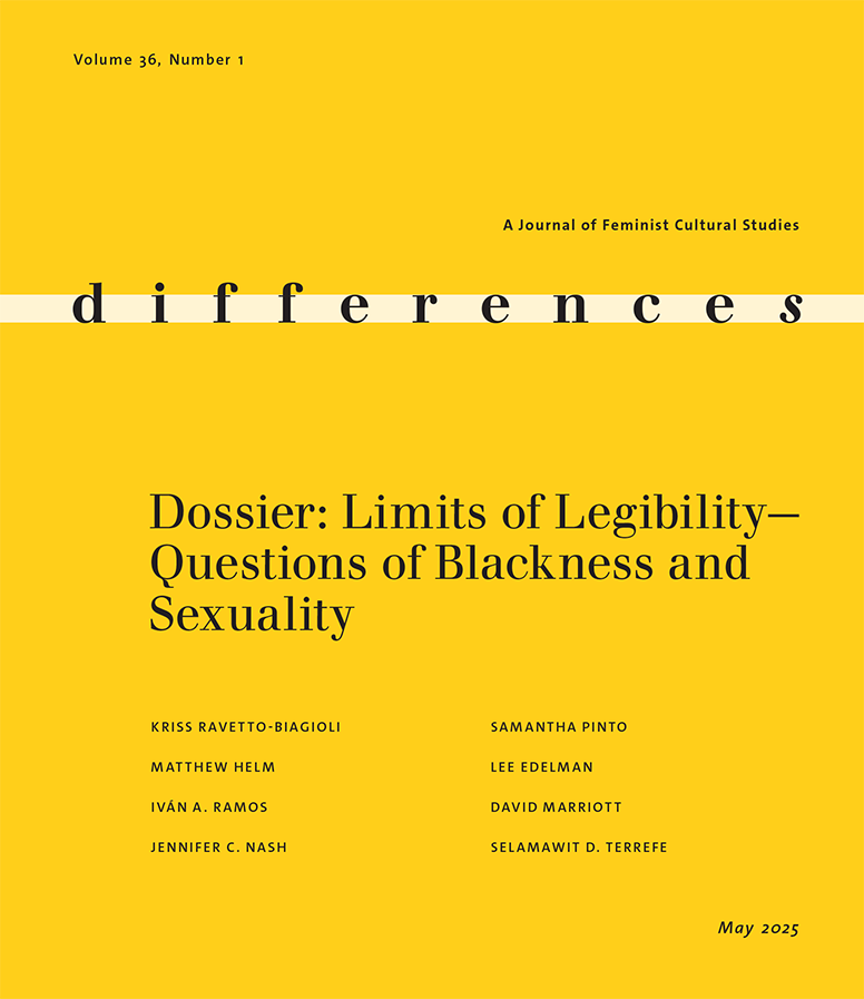 Cover of differences vol. 36 issue 1